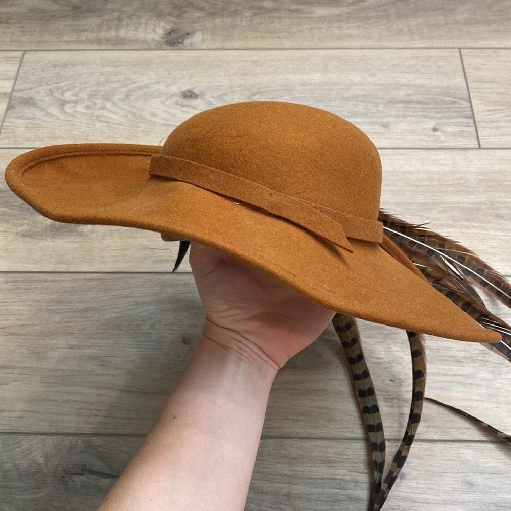 Vintage Jack McConnell‎ Boutique Feather Hat - Picture 8 of 10